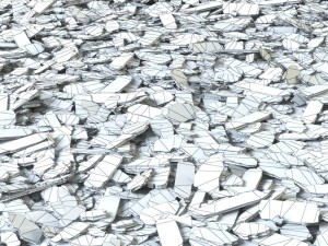 mulch of pine bark 3D Model