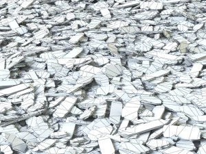 mulch of pine bark 3D Model