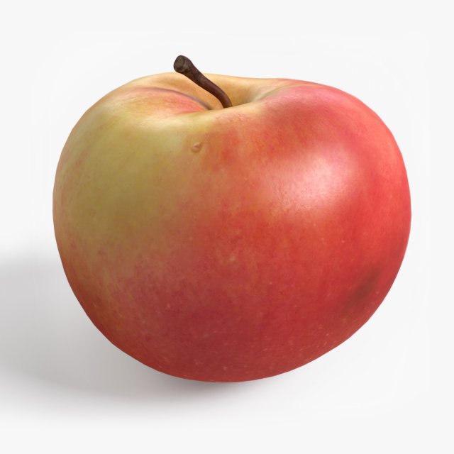 apple 3D Модель .c4d .max .obj .3ds .fbx .stl .blend 
