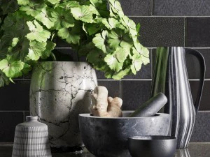 mutfak dekorasyon seti 3D Model