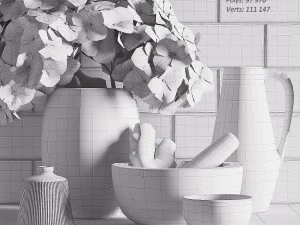 kitchen decoration set 3D Model