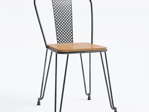 krzesło do jadalni napier Model 3D