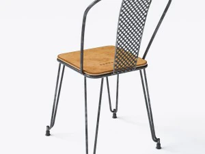 napier dining chair 3D Model
