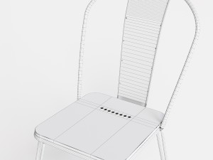 napier dining chair 3D 모델