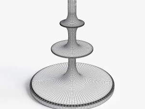 lumin&aacute;ria de ch&atilde;o mimi Modelo 3D