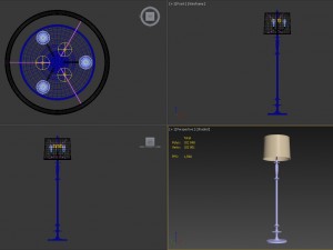 mimi floor lamp Modelo 3D