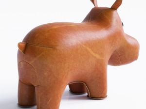 hippo bookend 3D-Modell