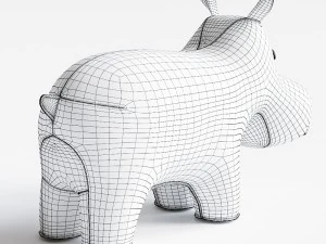 hippo bookend 3D Model