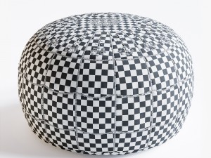 moroccan leather pouf 3D मॉडल