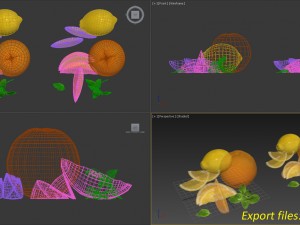 citrus 3D-Modell