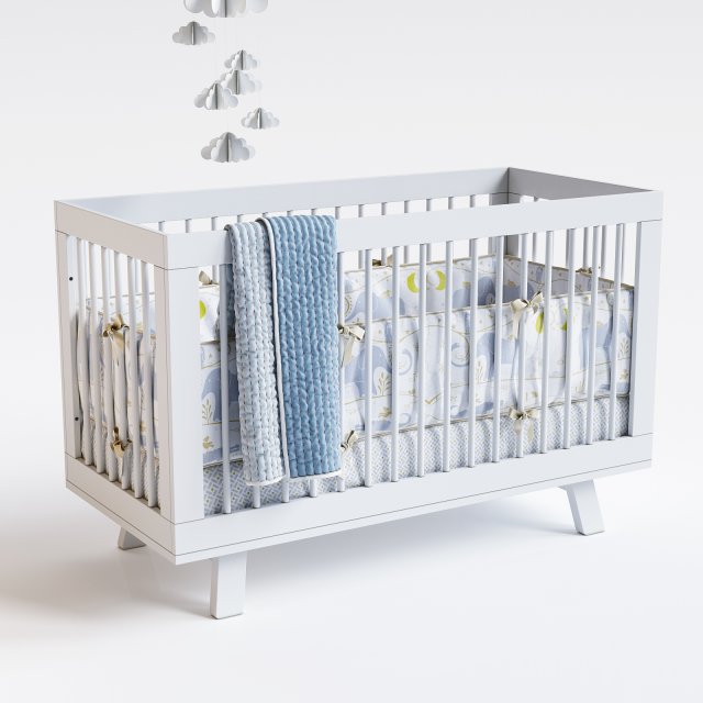 hudson crib 3Dモデル .c4d .max .obj .3ds .fbx .stl .blend 