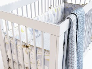 hudson crib 3D Model