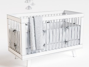 hudson crib 3Dモデル
