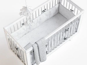 hudson crib 3D Model