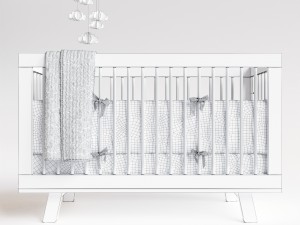 hudson crib 3Dモデル