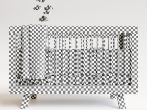 hudson crib 3Dモデル