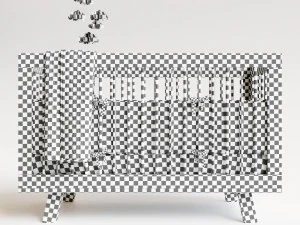 hudson crib 3D Model