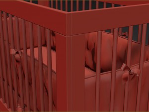 hudson crib 3Dモデル