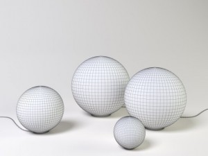 landscape lamps artemide dioscuri tavolo Modelo 3D