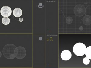 landscape lamps artemide dioscuri tavolo Modelo 3D