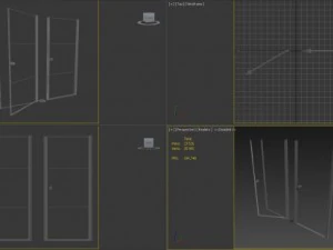 doors for shower enclosures 3D Model