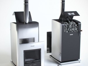 woodburning stove harvia classic 400 top duo 3D Модель
