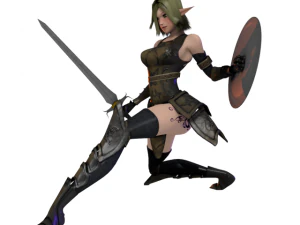 doncella mariposa Modelo 3D