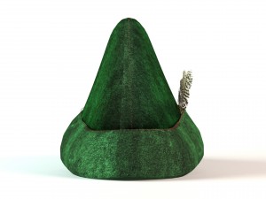 robin hood hat 3D 模型