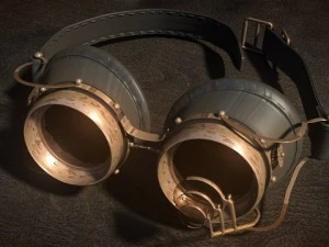 steam punk goggles 3D Model