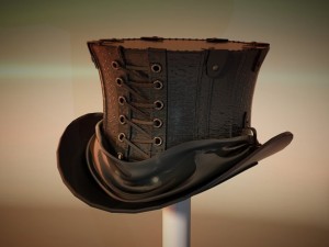 steam punk tophat Model 3D