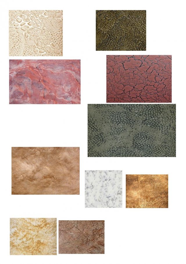 10 textures of decorative plaste CG 纹理 .c4d .max .obj .3ds .fbx .stl .blend 