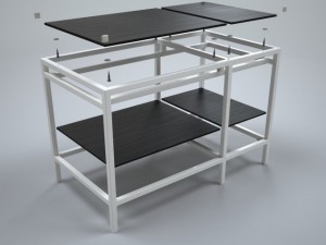 target audio tt2 hifi equipment table 3D Модель