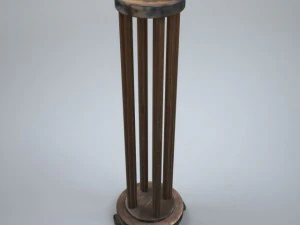 wooden pillar 3D Model