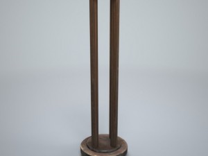 wooden pillar 3D Model