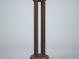 wooden pillar 3D Model