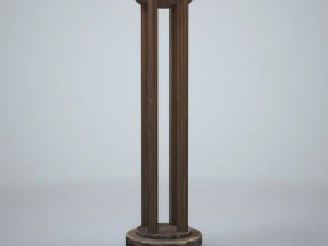 wooden pillar 3D Model