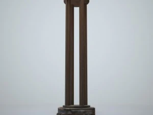 wooden pillar 3D Model