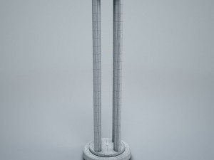 wooden pillar 3D Model
