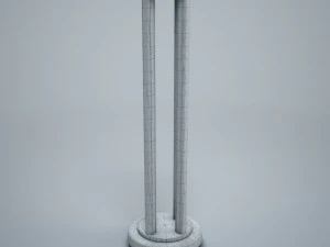 wooden pillar 3D Model