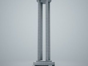 wooden pillar 3D Model