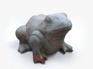 sapo de jardim Modelo 3D