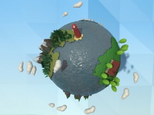 lowpoly planet 3D-Modell