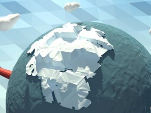 lowpoly planet 3Dモデル