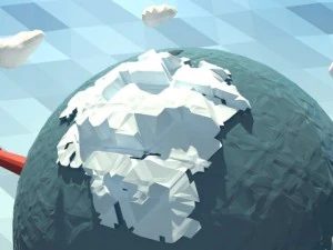 lowpoly planet 3D Model