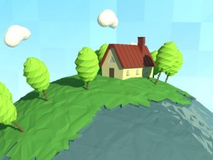 lowpoly planet 3Dモデル