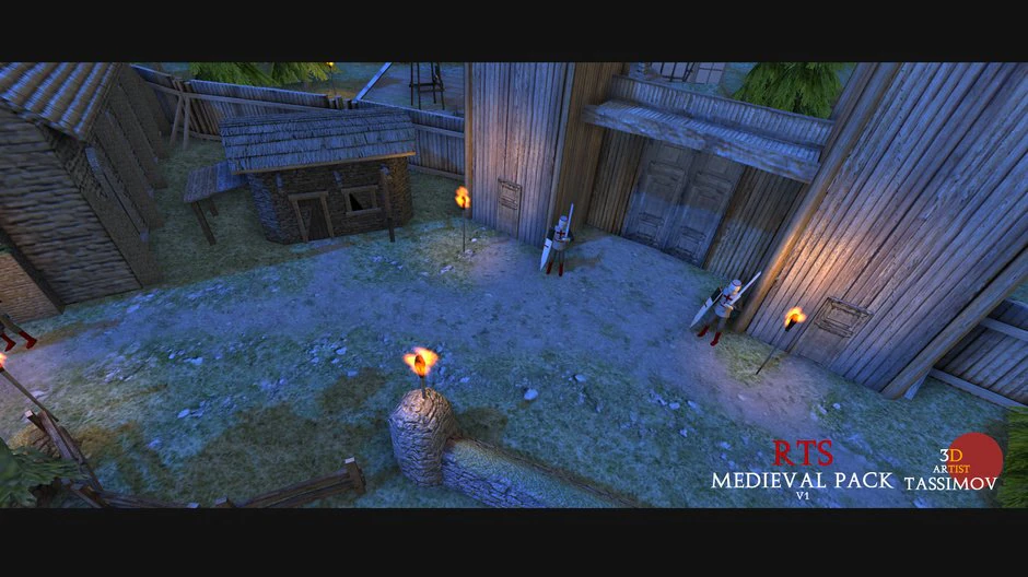 rts medieval pack 3D Model .c4d .max .obj .3ds .fbx .stl .blend 
