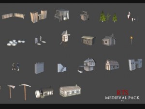 rts medieval pack Modello 3D