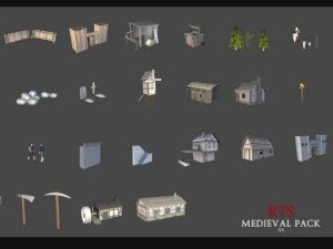rts medieval pack 3D Model