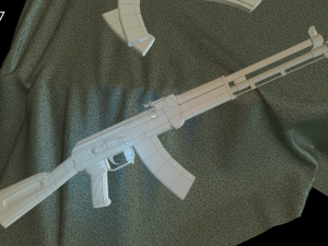 ak-107 3D Model