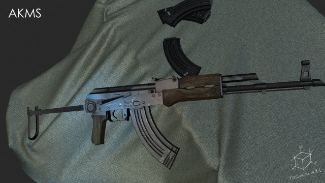 akms Model 3D .c4d .max .obj .3ds .fbx .stl .blend 